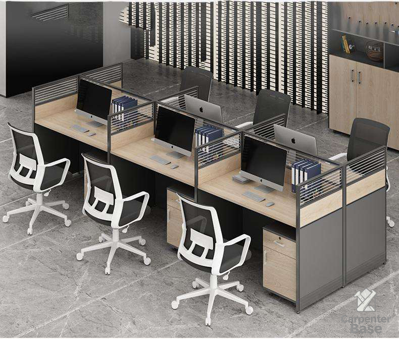Bàn Làm Việc Văn Phòng Mô-Đun Cao Cấp Tiết Kiệm Không Gian – Bàn Máy Tính, Bàn Làm Việc Nhân Viên, Nội Thất Văn Phòng Hiện Đại