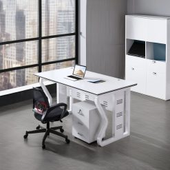 Bàn Làm Việc Văn Phòng Gỗ Phong Cách Hiện Đại Đơn Giản – Kết Hợp Ghế Đồng Bộ, Phù Hợp Cho Nhân Viên