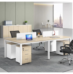 Bàn Làm Việc Mở Module Hiện Đại Cho Nhân Viên – Sản Xuất Bởi Nhà Cung Cấp Nội Thất Văn Phòng Hàng Đầu