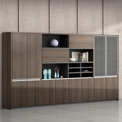 Tủ Hồ Sơ Hiện Đại Sang Trọng Bằng Gỗ Màu Đen – Tủ Trưng Bày Có Khóa Dành Cho Văn Phòng, Phòng Ngủ, Nhà Bếp Hoặc Phòng Khác