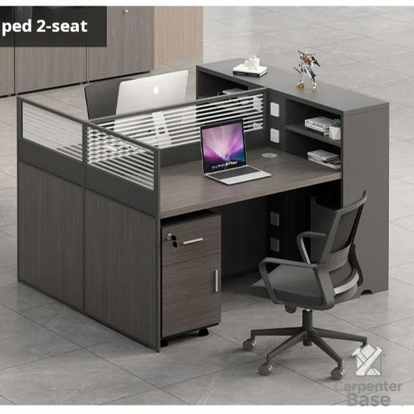 Bàn Máy Tính Đơn Giản Hiện Đại Có Kệ Sách Chuyển Đổi, Nội Thất Văn Phòng Mô-đun