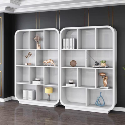 Tủ Hồ Sơ Gỗ Cao Cấp Sơn Trắng Bóng – Thiết Kế Hiện Đại Sang Trọng Dành Cho Phòng Ngủ hoặc Nhà Bếp