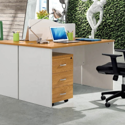 Bàn Làm Việc Nhân Viên Bằng Gỗ Phong Cách Hiện Đại Đơn Giản – Dùng Cho Máy Tính Và Không Gian Văn Phòng