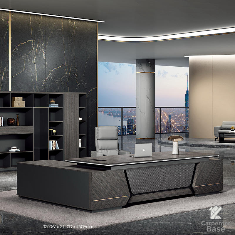 Bàn Máy Tính Văn Phòng Cao Cấp Hiện Đại Hình Chữ L – Nội Thất Văn Phòng Giám Đốc Sang Trọng