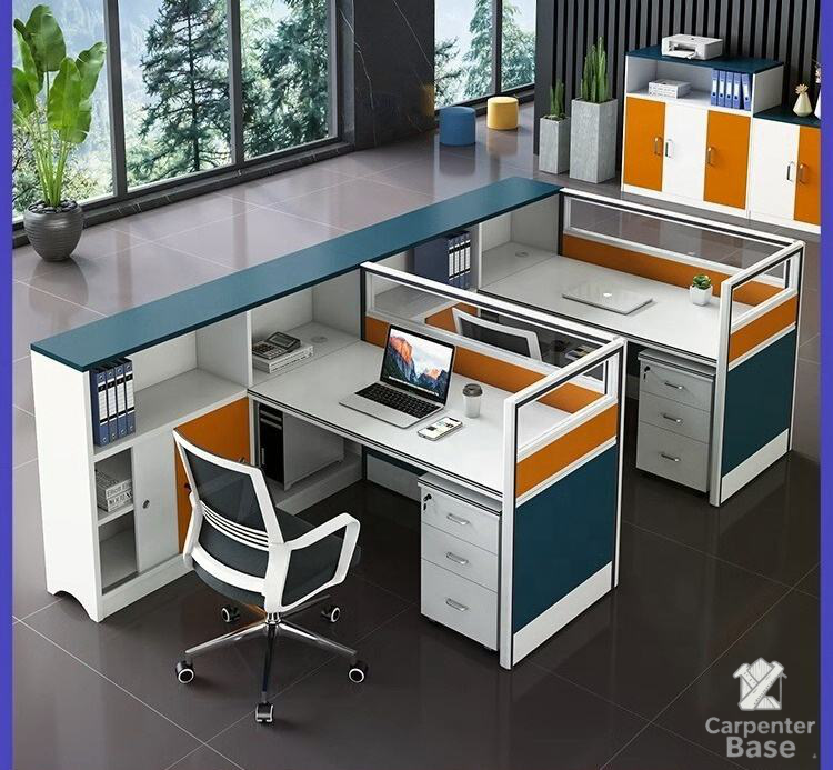 Bàn Làm Việc Văn Phòng Hiện Đại Đa Năng Có Thể Mở Rộng, Thiết Kế Mô-Đun Cho Văn Phòng Hoặc Gia Đình