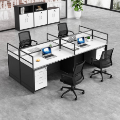 Bàn Làm Việc Nhân Viên Hiện Đại – Thiết Kế Đơn Giản Có Hộc Kéo, Trạm Làm Việc Văn Phòng Tiện Dụng