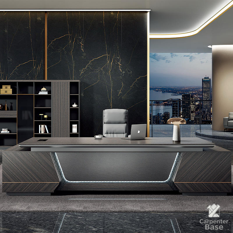 Bộ Bàn Ghế Văn Phòng Hiện Đại Cho Chủ Tịch – Kết Hợp Bàn Làm Việc Và Ghế Ngồi Thoải Mái Cho Không Gian Làm Việc Cao Cấp