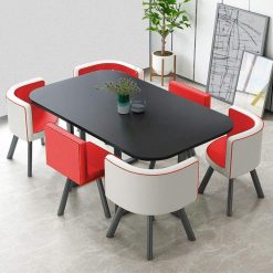 Bàn Họp Văn Phòng Hiện Đại – Bộ Bàn Ghế Kết Hợp Dùng Cho Phòng Họp Hoặc Bàn Ăn Gia Đình