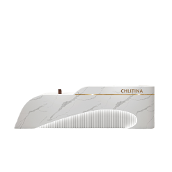 Quầy Lễ Tân Gỗ Tự Nhiên Hiện Đại – Tùy Chỉnh Theo Yêu Cầu, Sơn Hoàn Thiện, Có Ngăn Lưu Trữ Cho Văn Phòng, Công Ty, Khách Sạn, Cửa Hàng Thời Trang