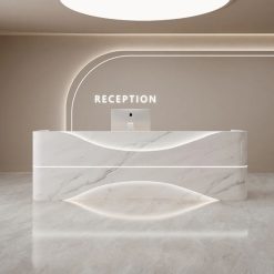 Quầy Lễ Tân Hiện Đại – Nội Thất Văn Phòng – Dùng Cho Khách Sạn, Salon, Tiệm Cắt Tóc, Quầy Thu Ngân