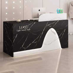 Quầy Lễ Tân Hiện Đại Tối Giản – Phù Hợp cho Siêu Thị, Salon Làm Đẹp, Salon Tóc, Công Ty hoặc Quầy Bar Nhỏ trong Tòa Nhà Văn Phòng