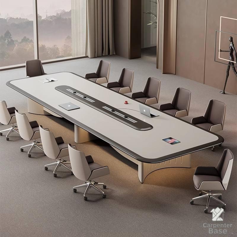 Bàn Họp Mở Rộng Bằng Gỗ Cao Cấp – Phong Cách Hiện Đại, Sang Trọng – Dành Cho Phòng Họp Và Đàm Phán Tại Tòa Nhà Văn Phòng