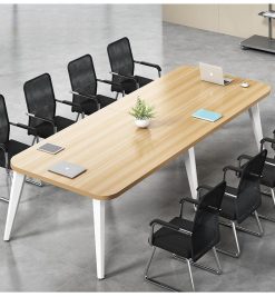 Bàn Họp Gỗ Đơn Giản – Nội Thất Văn Phòng Hiện Đại – Dành Cho Phòng Họp Và Đàm Phán Kinh Doanh