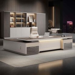 Bàn Giám Đốc Hình Chữ L Hiện Đại – Nội Thất CEO, Bàn Giám Đốc Gấp Được, Nội Thất Văn Phòng Cao Cấp