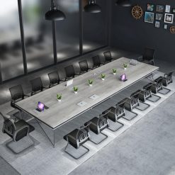 Bàn Hội Nghị Gỗ Thiết Kế Hiện Đại Cao Cấp – Phù Hợp Cho Văn Phòng, Văn Phòng Tại Nhà, Trường Học Và Khách Sạn Dùng Trong Các Buổi Họp, Đàm Phán