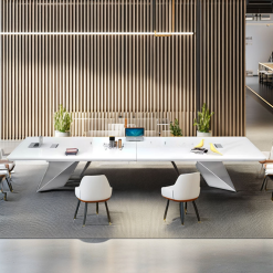 Bàn Ghế Hội Nghị Văn Phòng Sơn Mài Cao Cấp Hiện Đại Bằng Gỗ Dùng Trong Trường Học, Bệnh Viện Hoặc Khách Sạn