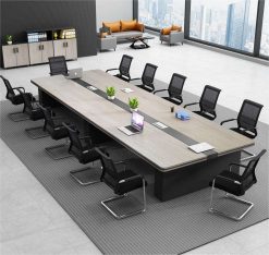 Bàn Họp Văn Phòng Lớn Phong Cách Hiện Đại – Nội Thất Văn Phòng Tùy Chỉnh Bằng Gỗ Cho Nhà Ở, Trường Học Và Khách Sạn