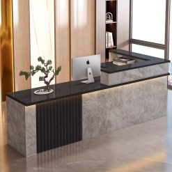 Quầy Lễ Tân Văn Phòng Hiện Đại, Đơn Giản – Phong Cách Thời Thượng – Dùng Cho Khách Sạn, Salon, Trung Tâm Thương Mại, Trường Học Hoặc Bệnh Viện