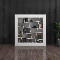 Tủ Hồ Sơ Giám Đốc Cao Cấp Màu Trắng Sang Trọng – Tủ Trưng Bày Gỗ Hiện Đại Cho Phòng Ngủ, Nội Thất Gỗ Sơn Cao Cấp