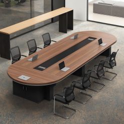 Bàn Hội Nghị Gỗ Hiện Đại Đơn Giản – Có Thể Tùy Chỉnh Kích Thước Và Màu Sắc, Dùng Làm Bàn Đàm Phán Trong Văn Phòng