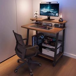 Bàn Máy Tính Di Động Có Bánh Xe – Bàn Làm Việc Tiết Kiệm Diện Tích Cho Nhân Viên Văn Phòng, Bàn Gaming Tại Nhà