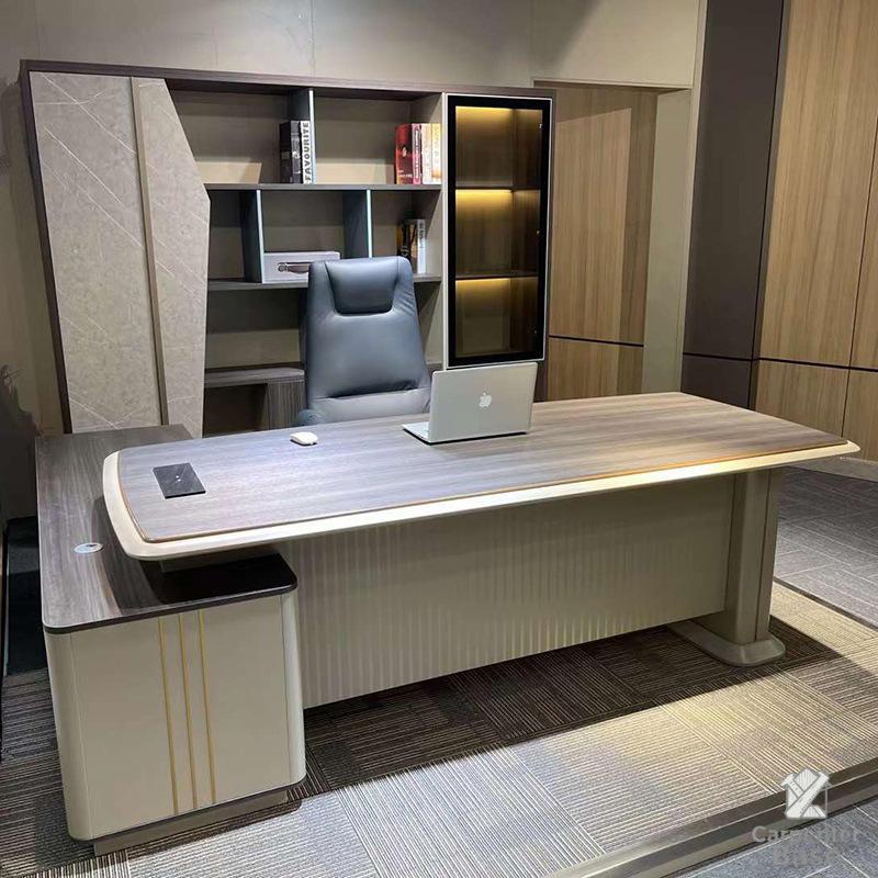 Bàn Giám Đốc Cao Cấp – Sang Trọng, Hiện Đại Bằng Gỗ, Thiết Kế Tùy Chỉnh Cho CEO