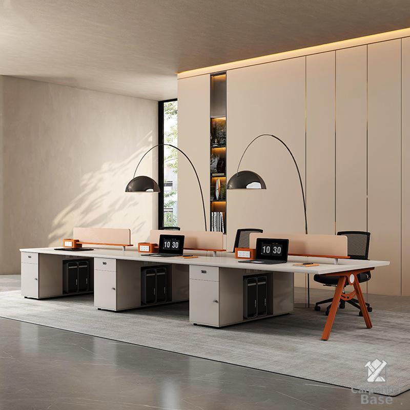 Bộ Nội Thất Văn Phòng Hiện Đại Cho Khu Ngồi 4, 6 hoặc 8 Người – Vách Ngăn Văn Phòng – Bàn Làm Việc Nhân Viên