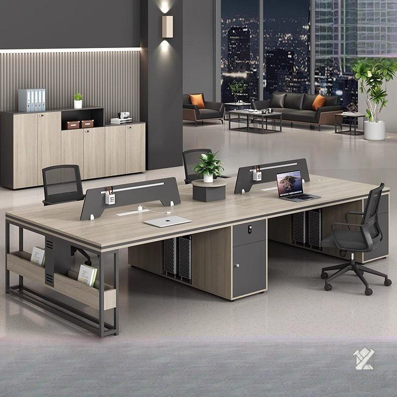 Bộ Bàn Ghế Nhân Viên Văn Phòng – Đơn Giản, Hiện Đại, Bố Trí 4–6 Chỗ Ngồi, Khu Vực Làm Việc Văn Phòng Có Vách Ngăn, Bàn Làm Việc Nhân Viên – Kế Toán